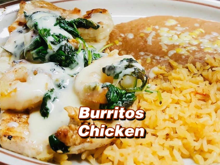 Burritos, chicken